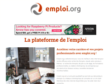 Tablet Screenshot of emploi.org